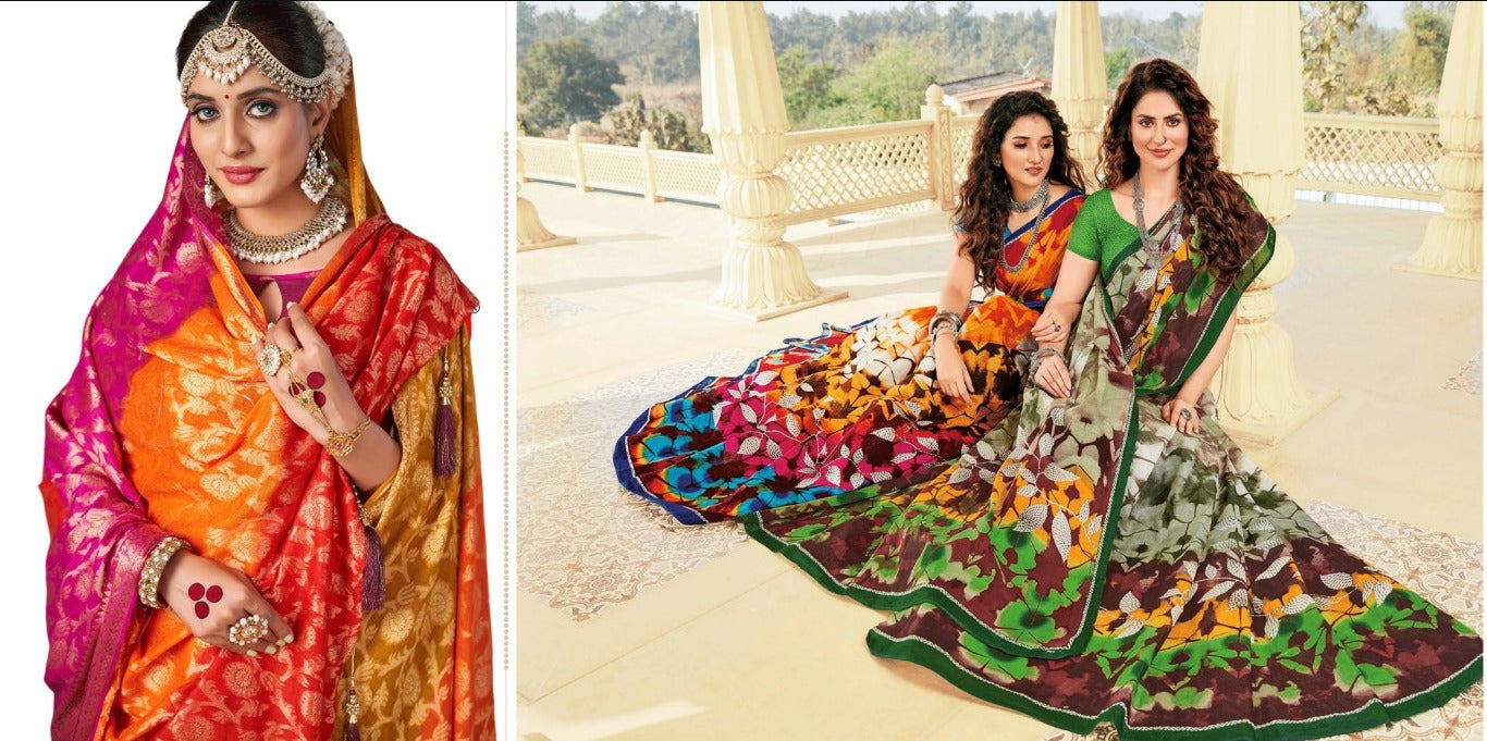 Fashion monsoon saree