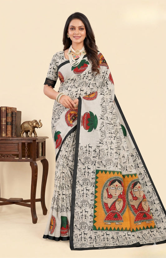 Malai Boutique Cotton Saree