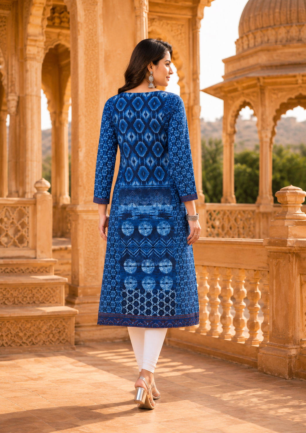 Minu Fashions Women Neeta Deluxe Printed Straight Kurti