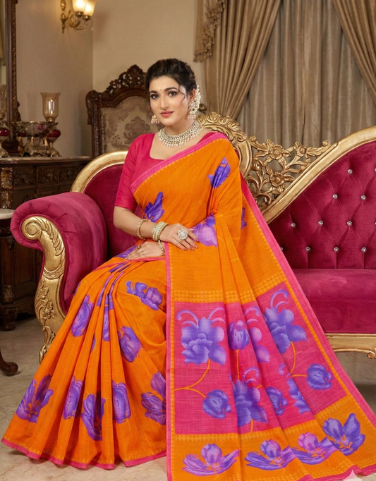 Hi Demand V- Pure Cotton Sarees