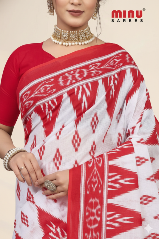 Saptapar Cotton Printed Saree 2513