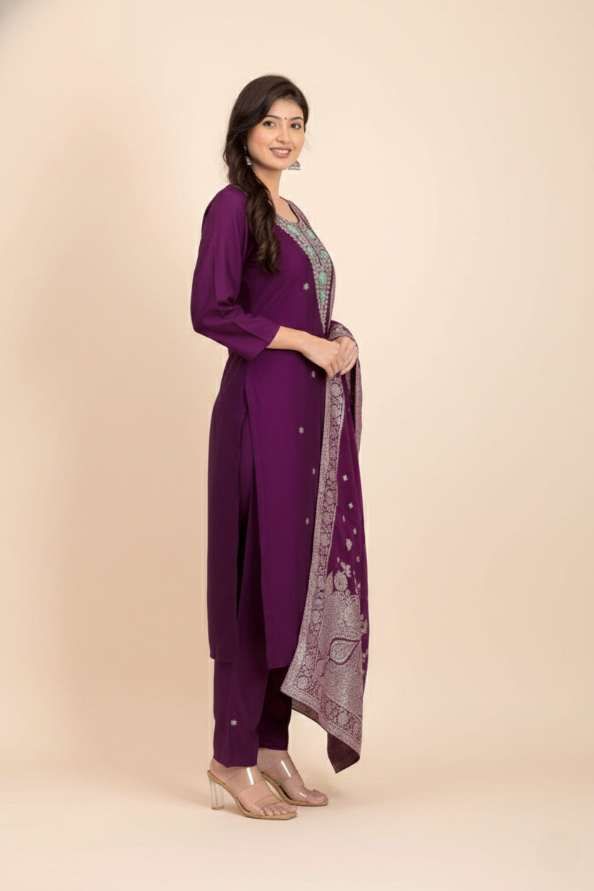 Riyasat 3 Vatican Dyed Stitched Salwar Suit 1006