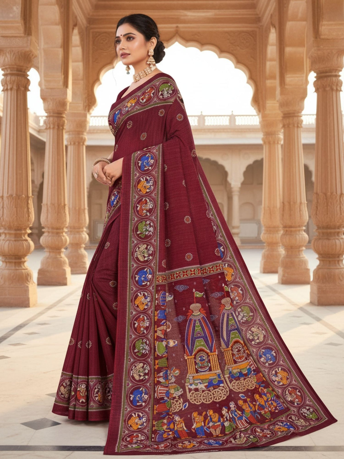 Jay Jagannath Pure Cotton Saree
