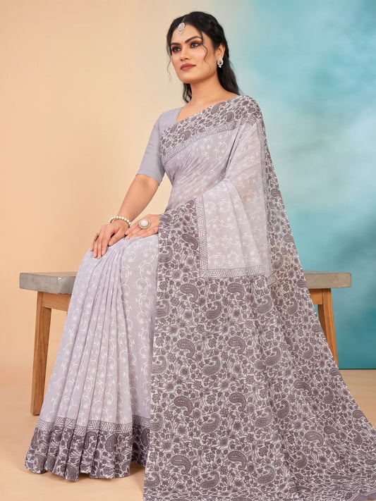 Good Day Pestal Pure Cotton Sarees