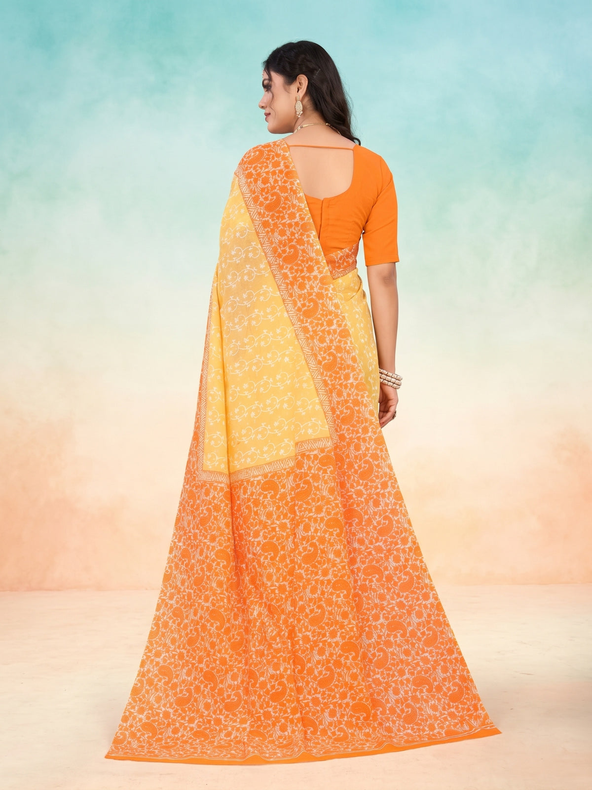 Good Day Pestal Soft Cotton Saree