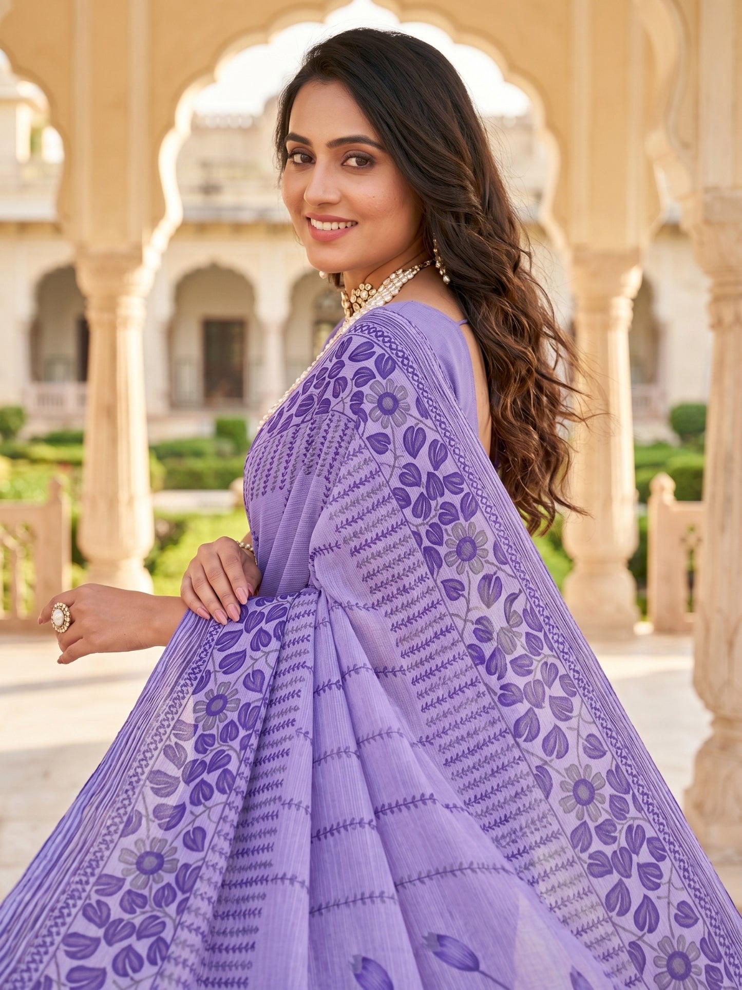 Pure Cotton Saree for Women Soft Lightweight Printed Daily Wear Traditional Casual Office Wear Saree