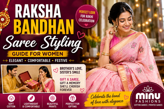 A Special Raksha Bandhan Gift Idea – A Saree from a Brother to His Sister