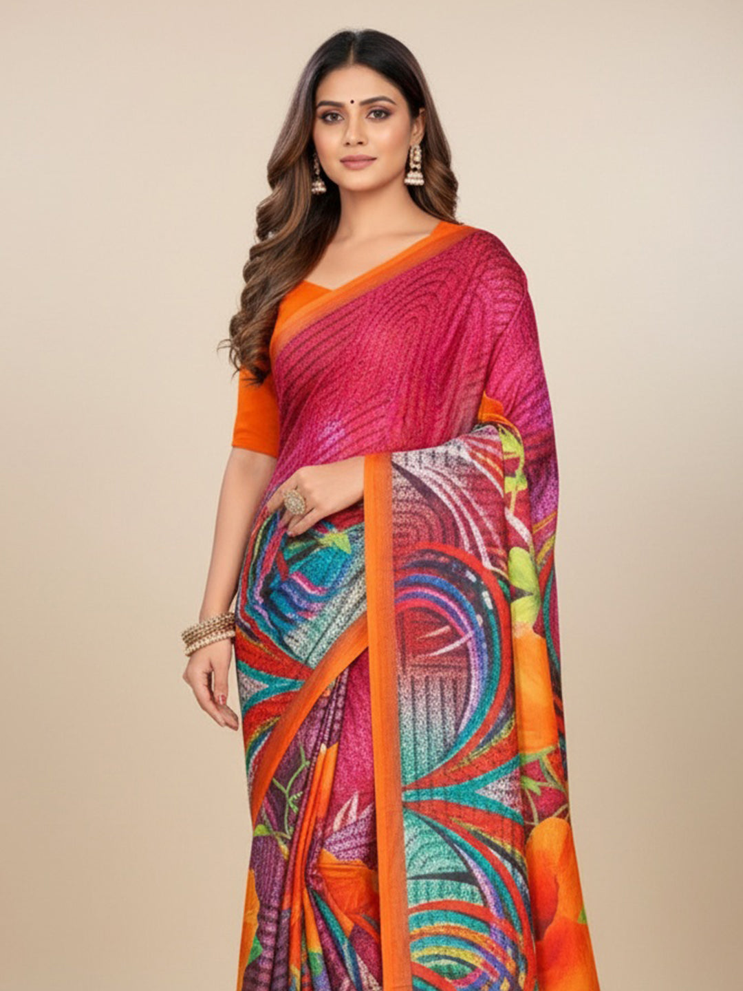 Ambersariya V- Cotton Saree