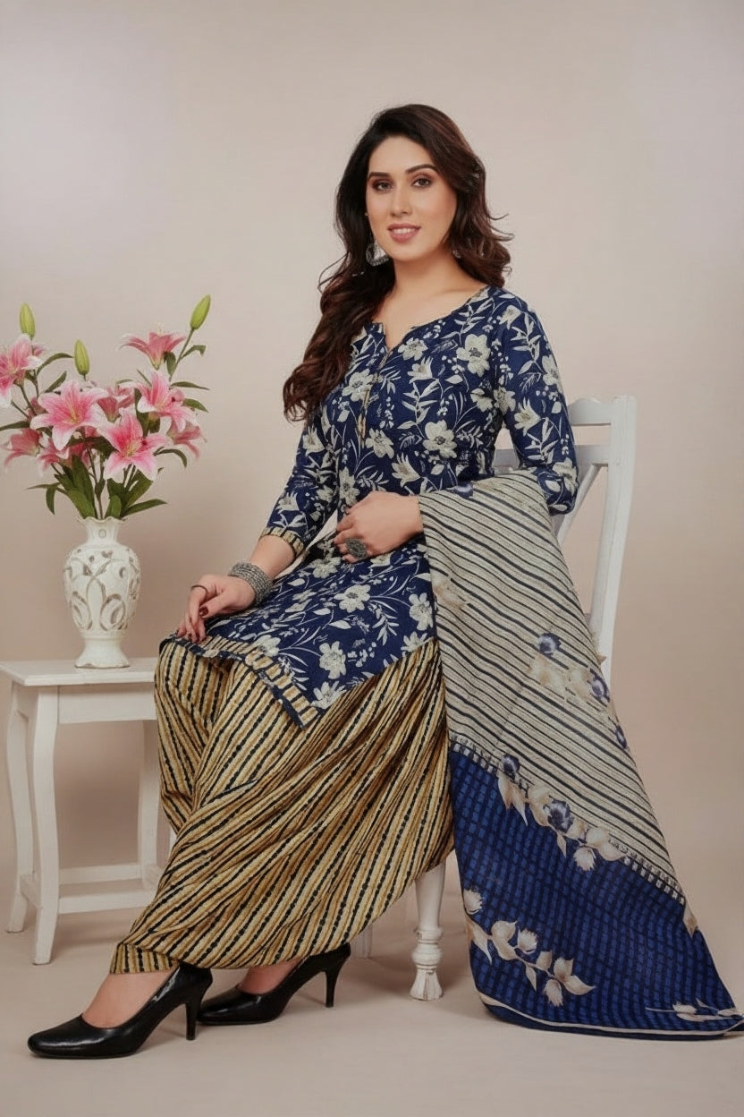Sonpari Cotton Printed Stitched Salwar Suit XL 3005