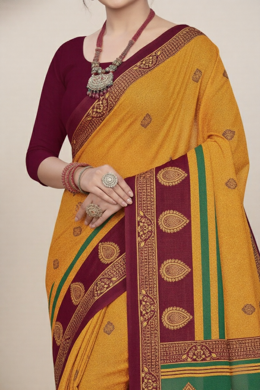 Tandrima Cotton Printed Saree 810