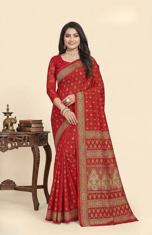 Fashion tant Bengali cotton saree design 05 – Minu Fashions