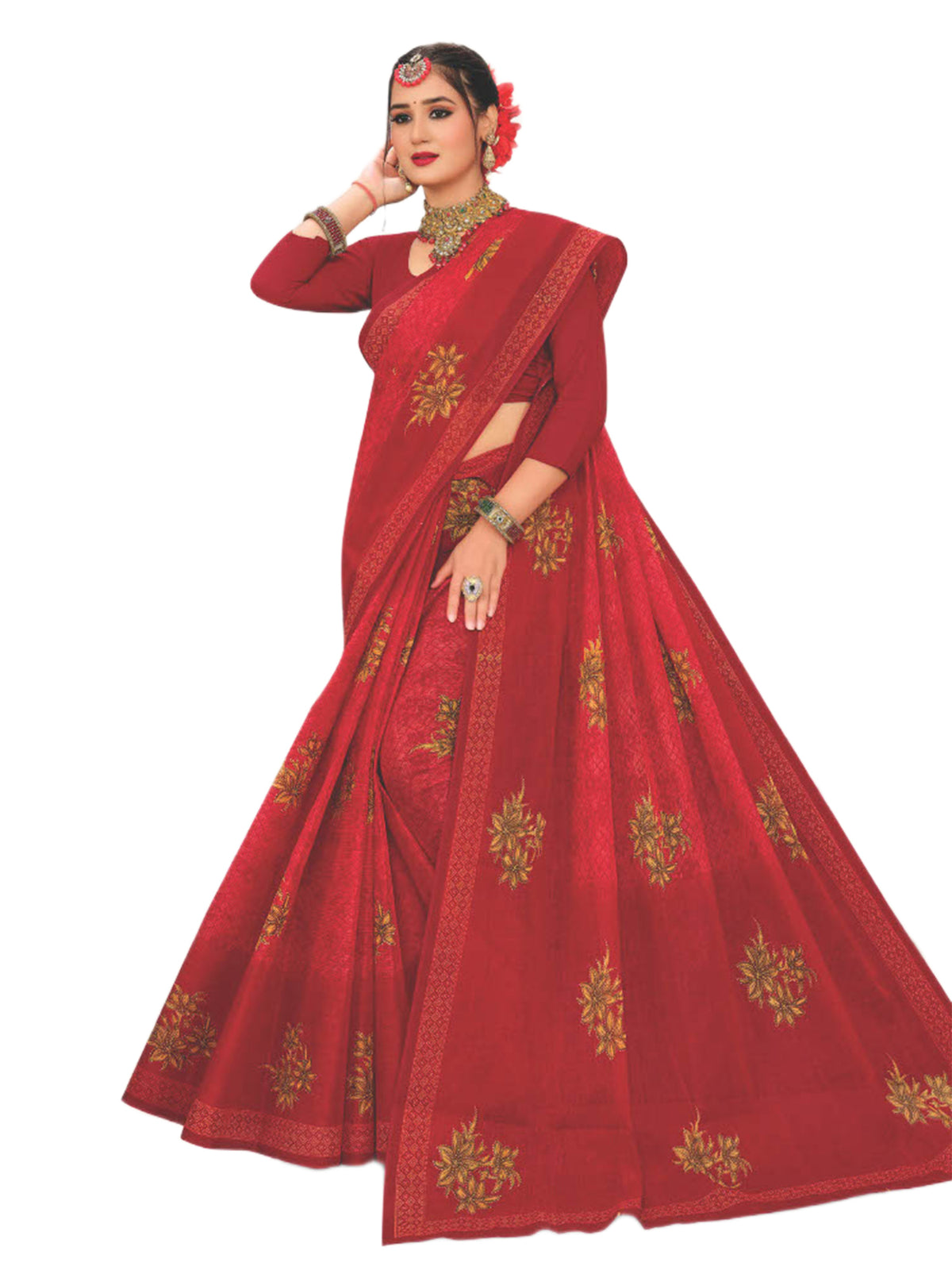Nancy V- Premium Cotton Saree