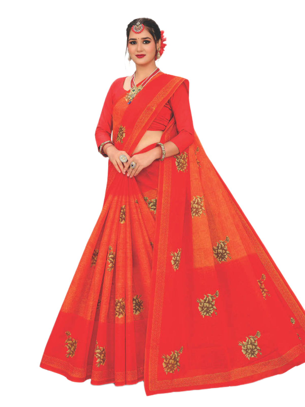 Nancy V- Soft Cotton Saree