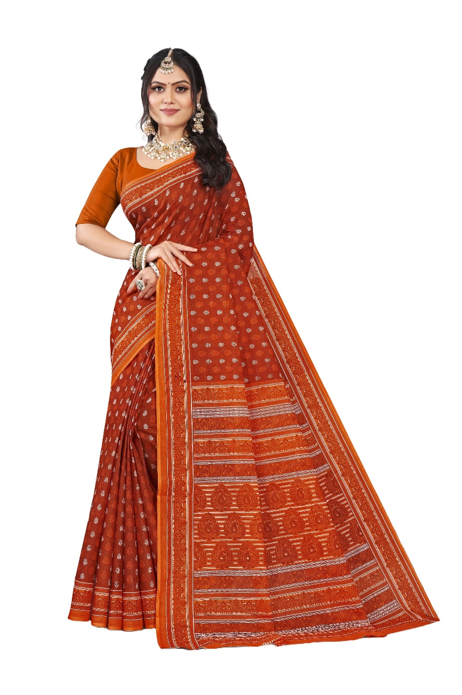 MINU | PURE COTTON SAREE MONIKA