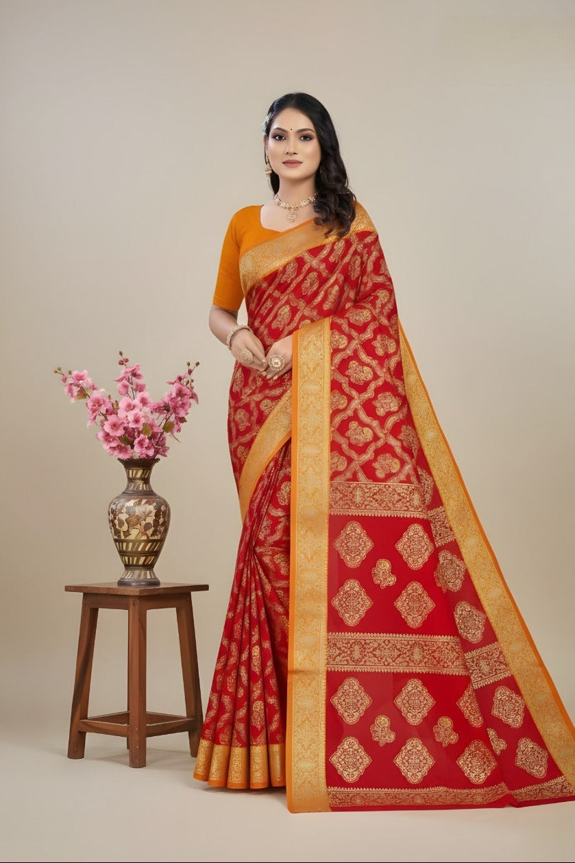 Tanushka Cotton Printed Saree