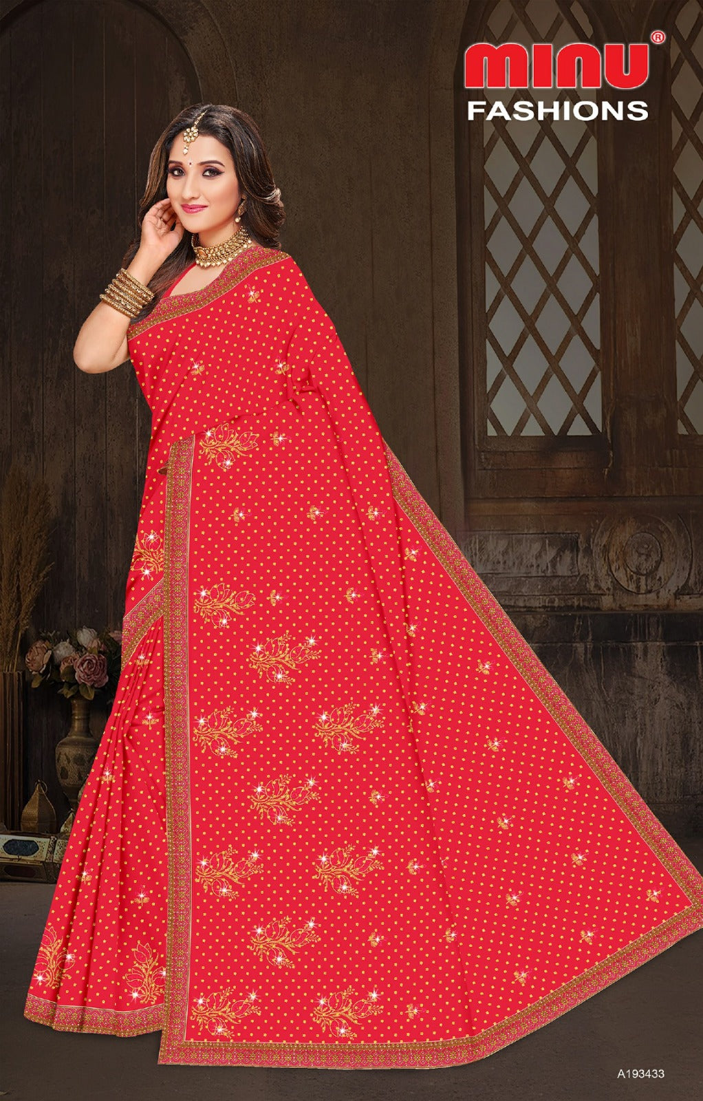 Craftry Cotton Embroidery Saree 193433