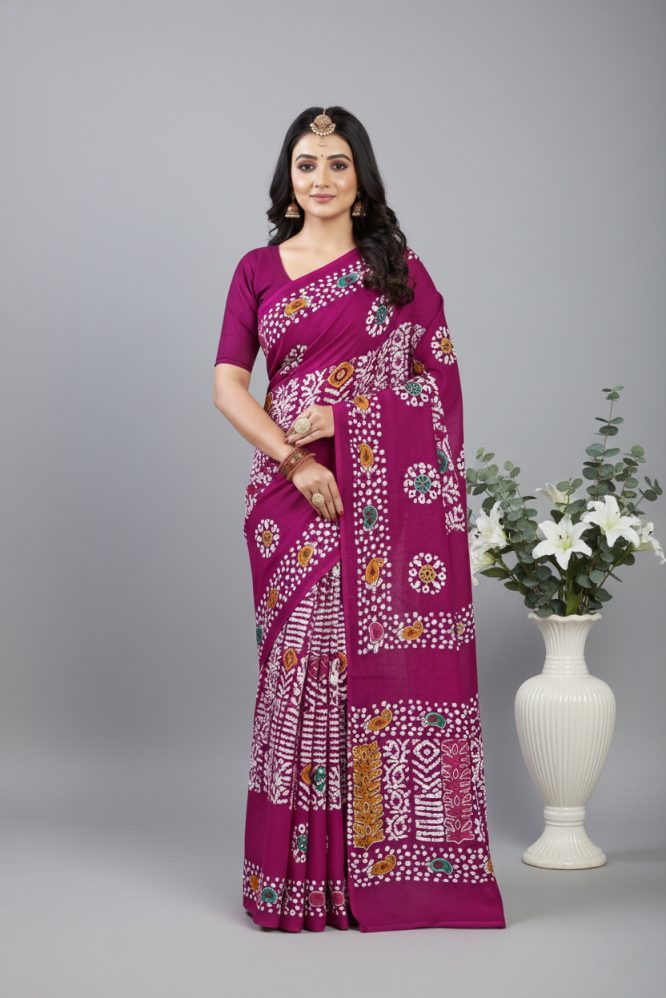 MINU SAREE GOLD BATIK 39743
