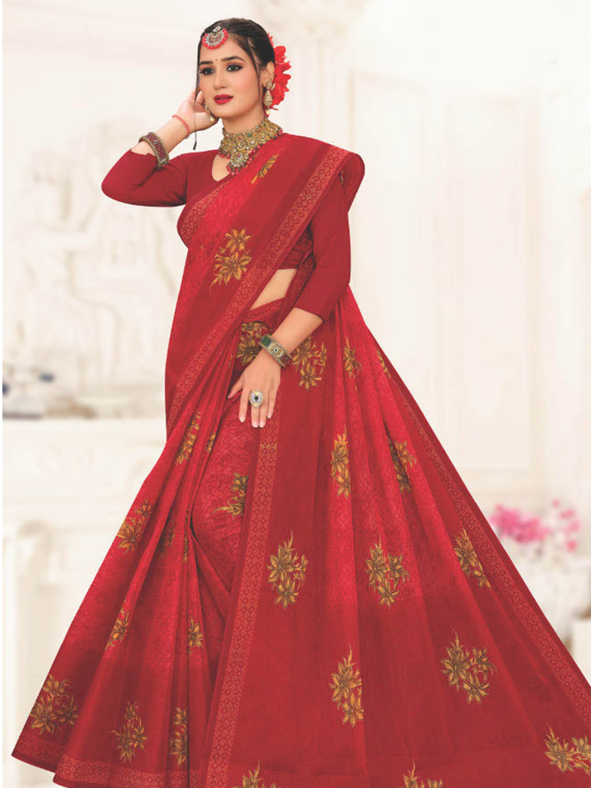 Nancy V- Premium Cotton Saree