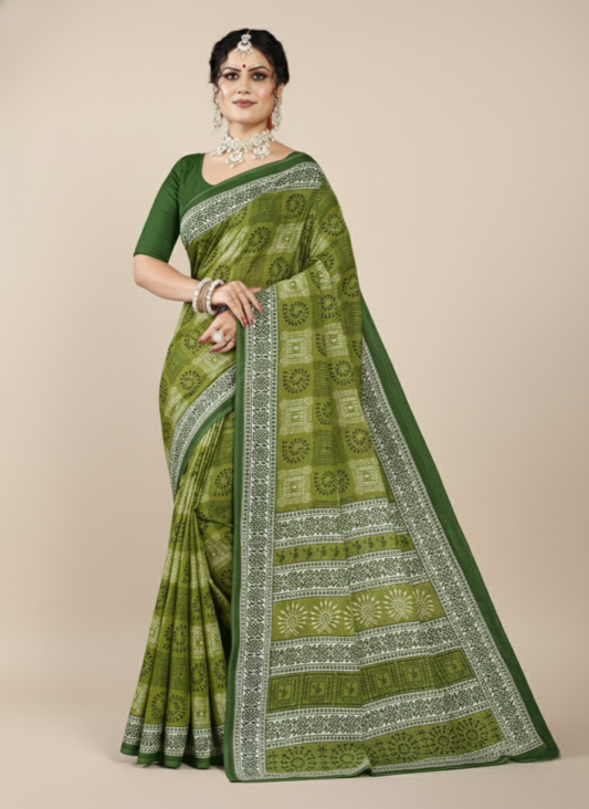 Hi Demand Block Cotton Saree