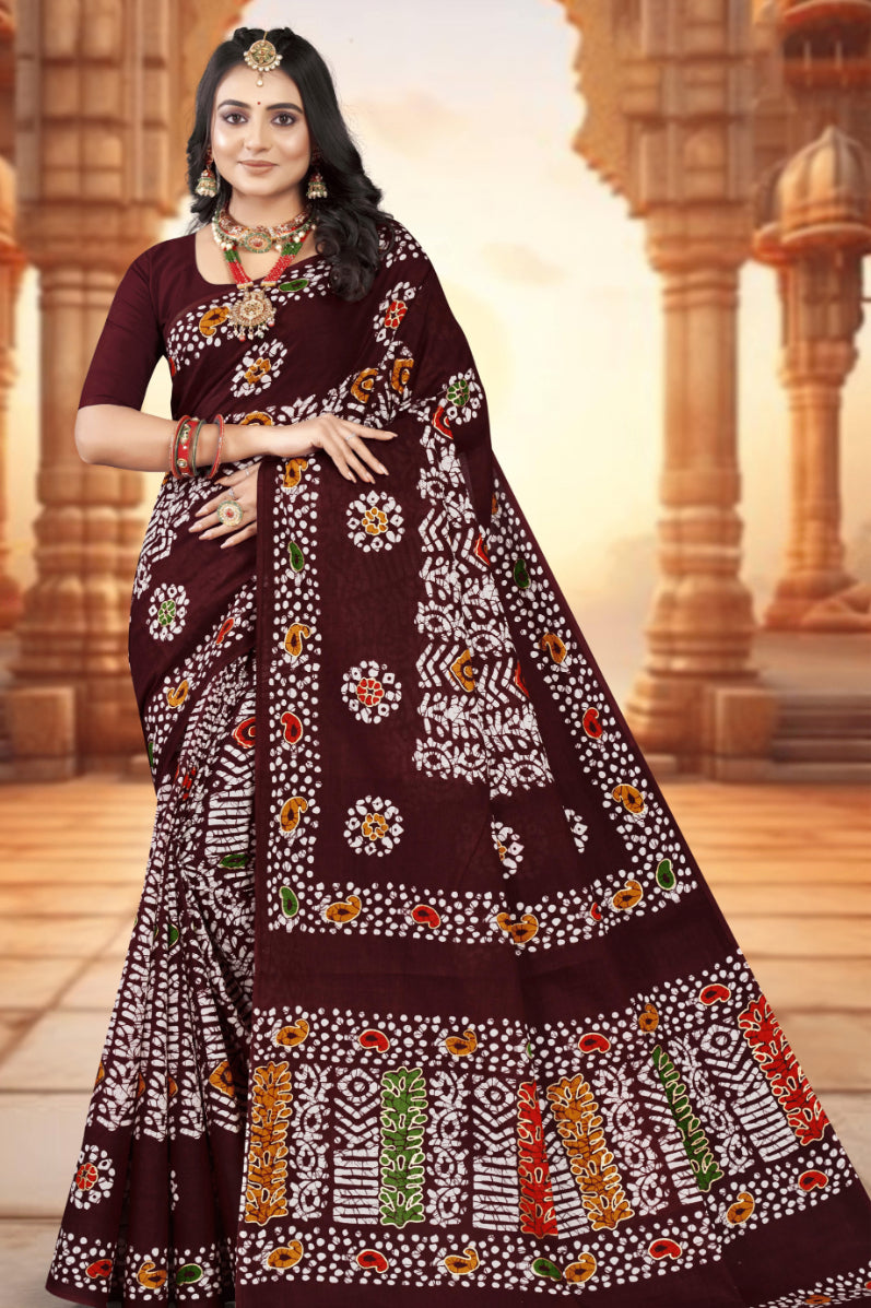 MINU SAREE GOLD BATIK 39732