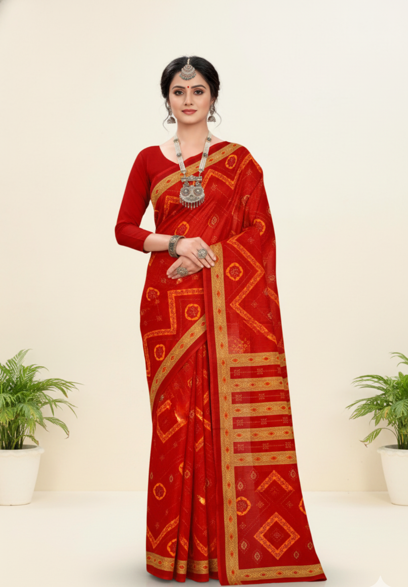 MINU SAREE HUMRAAZ CHUNRI V-1 1066