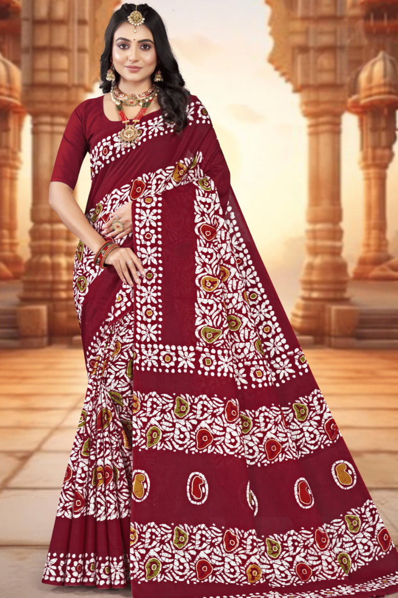 MINU SAREE GOLD BATIK 39809