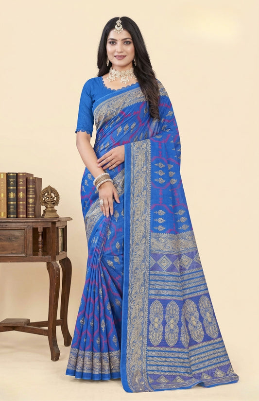 Fashion tant Bengali cotton saree design 07 – Minu Fashions