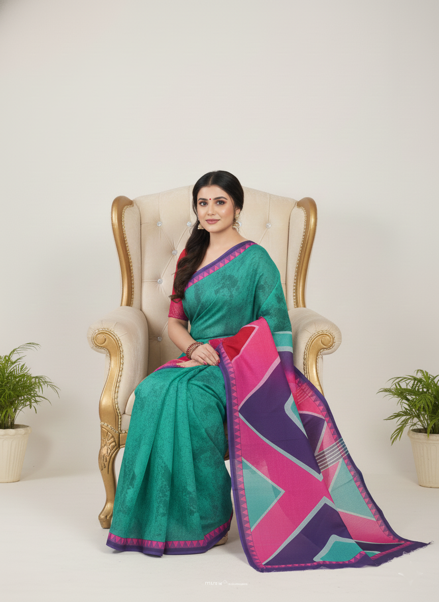 Velvet Touch V- Cotton Saree