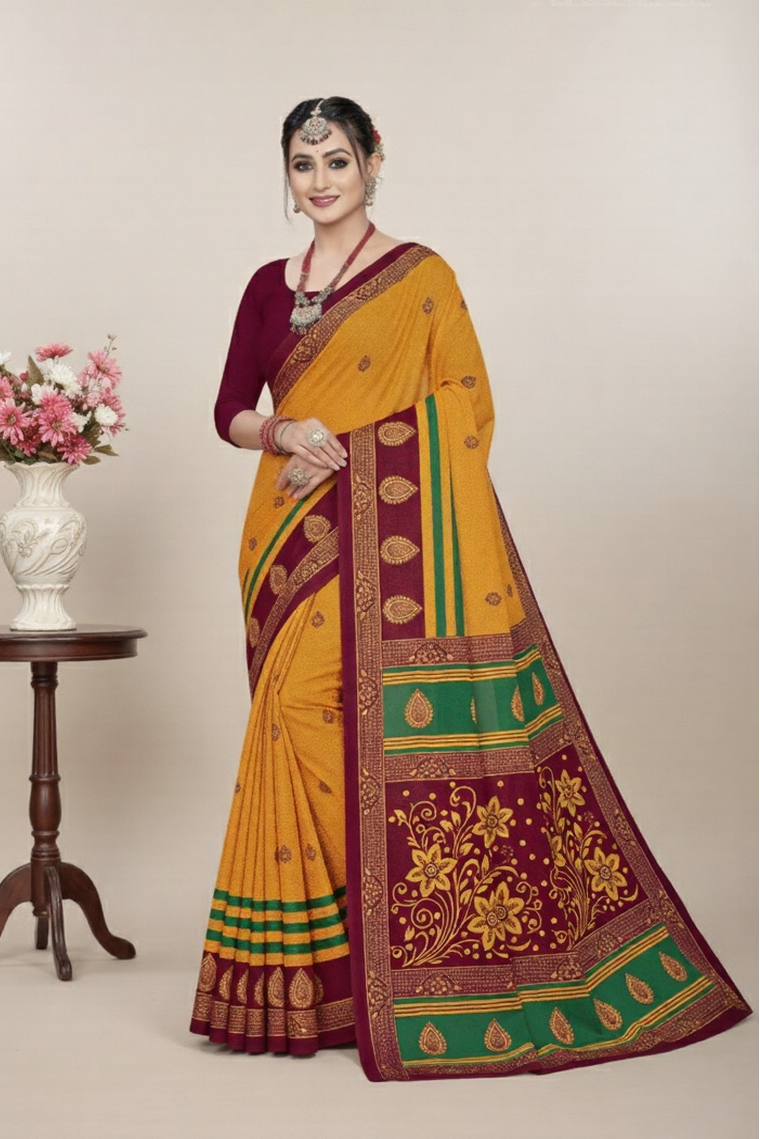 Tandrima Cotton Printed Saree 810