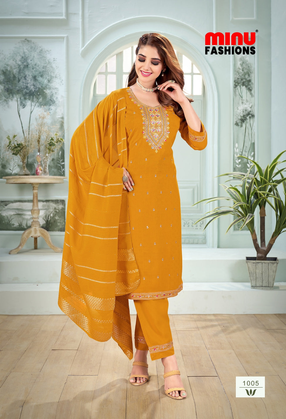 Abhilasha Cotton Printed Stitched Salwar Suit 1005
