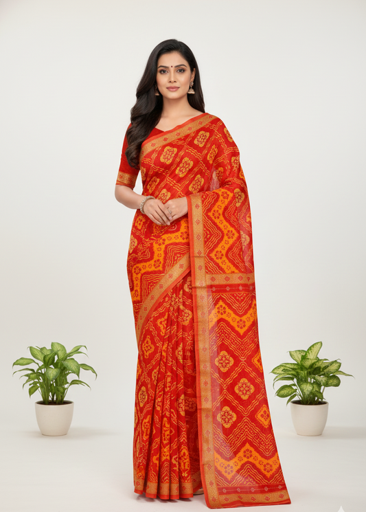 MINU SAREE HUMRAAZ CHUNRI V-1 1044