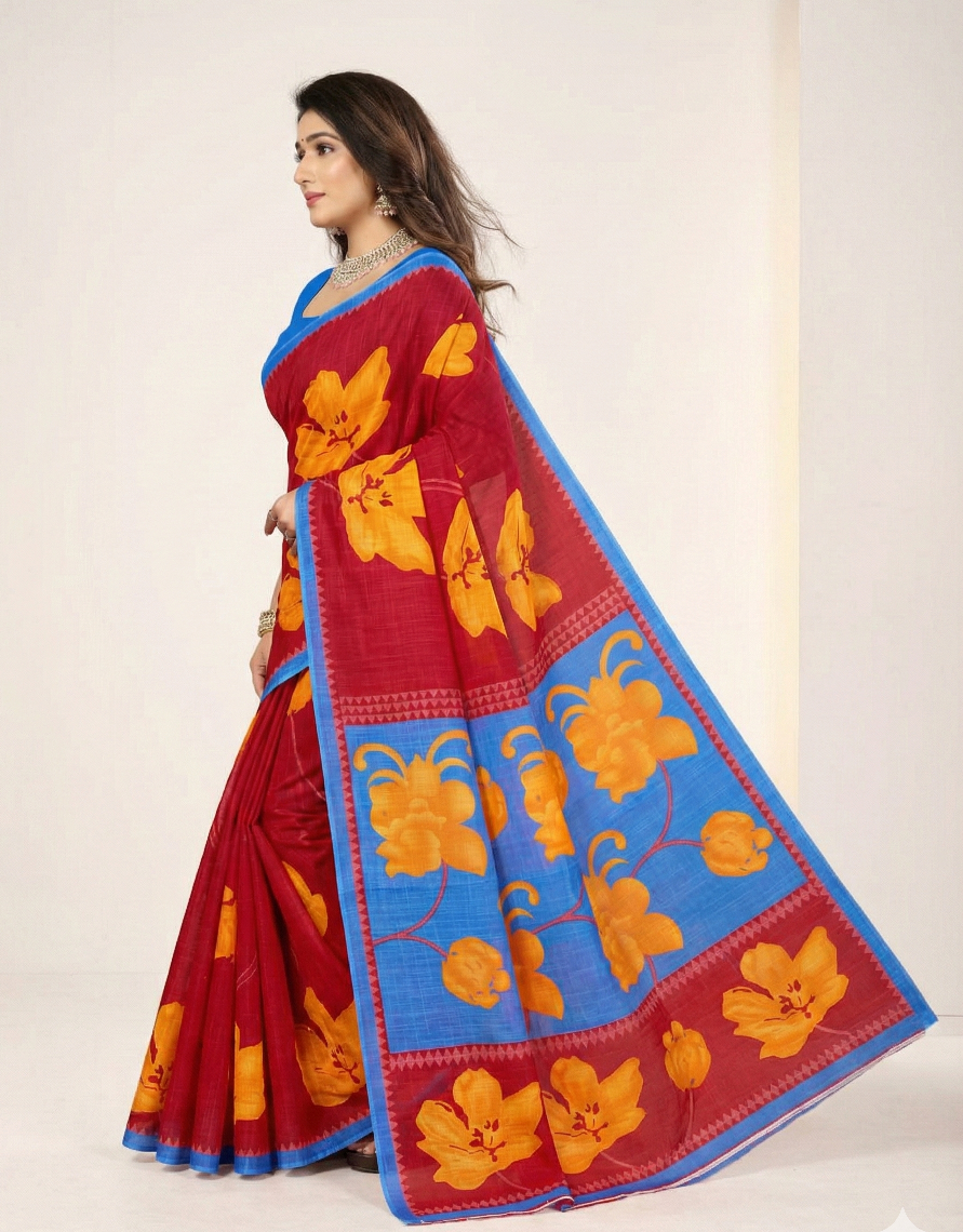 Hi Demand V- Cotton Saree