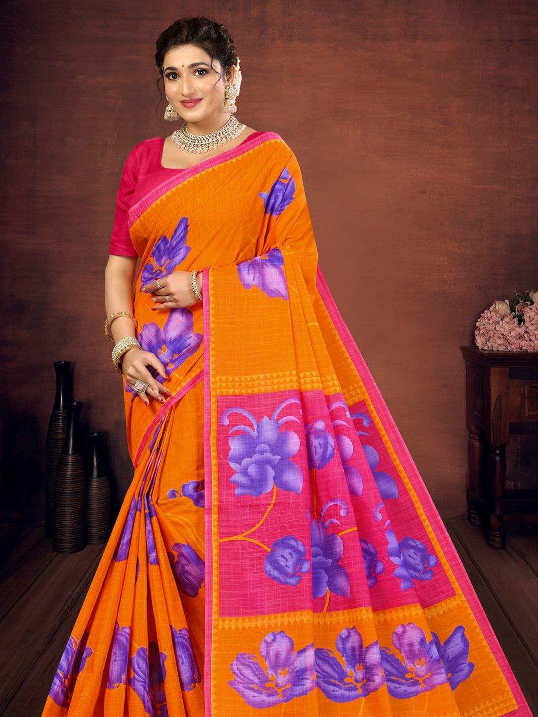 Hi Demand V- Pure Cotton Sarees