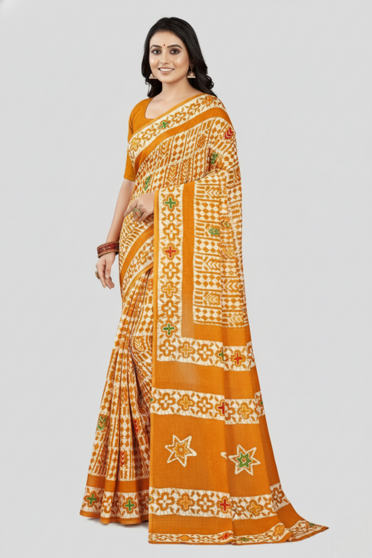 MINU SAREE GOLD BATIK 39776