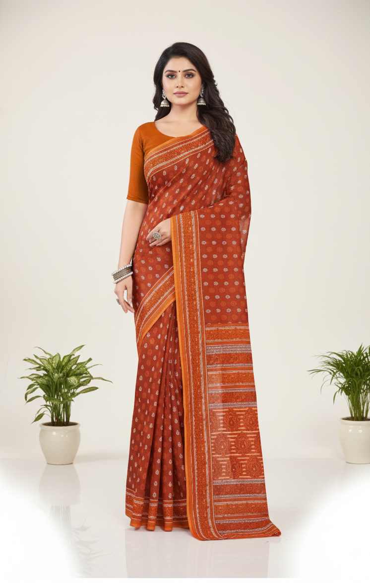 MINU | PURE COTTON SAREE MONIKA