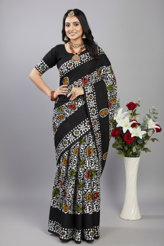 MINU SAREE GOLD BATIK 39798