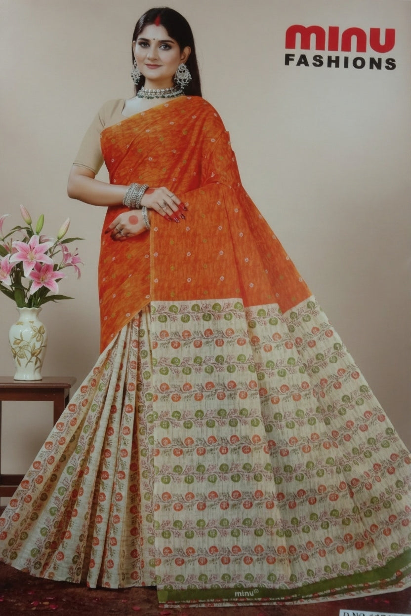 Raasa Cotton Printed Saree 10769