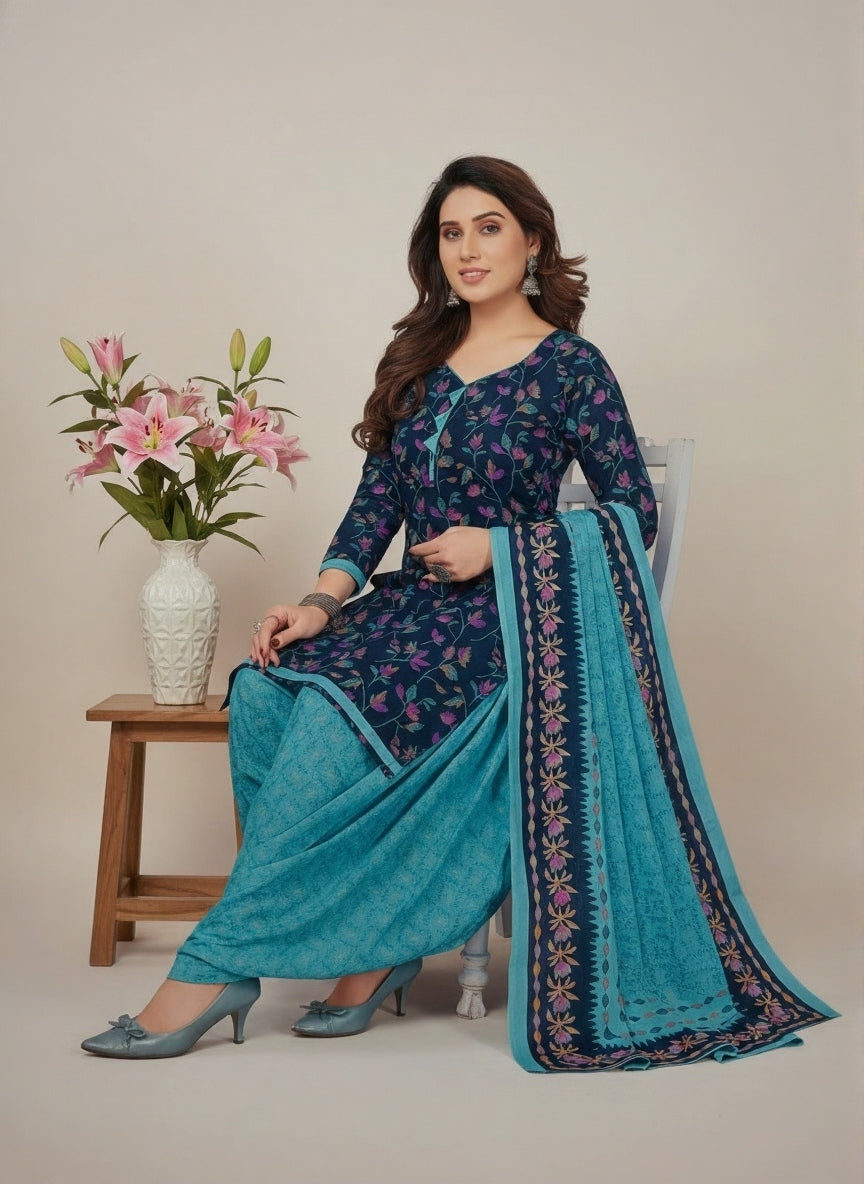 Sonpari Cotton Printed Stitched Salwar Suit XL 3003