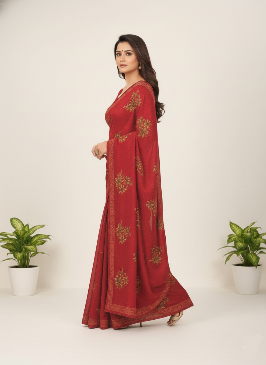 Nancy V- Premium Cotton Saree