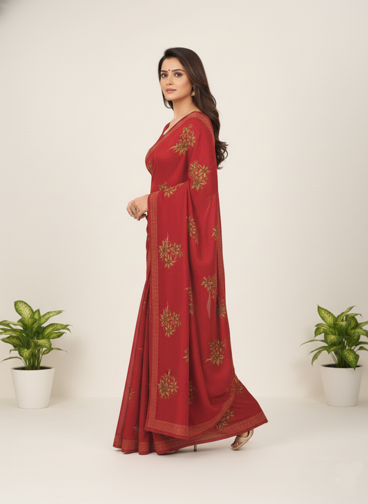 Nancy V- Premium Cotton Saree