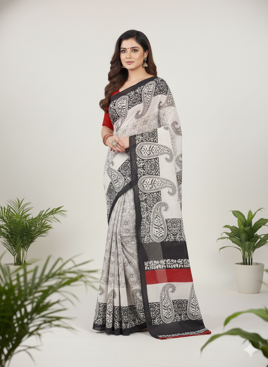 Velvet Touch V- Premium Cotton Saree