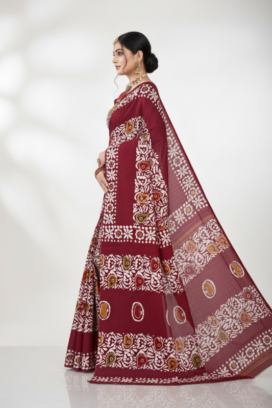 MINU SAREE GOLD BATIK 39809