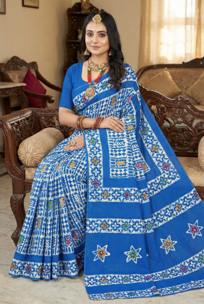 MINU SAREE GOLD BATIK 39765