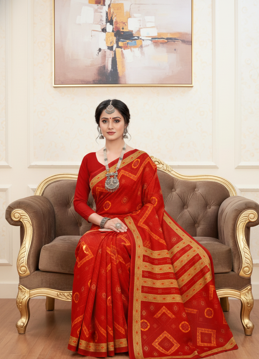MINU SAREE HUMRAAZ CHUNRI V-1 1066