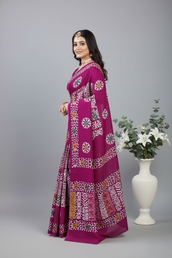 MINU SAREE GOLD BATIK 39743