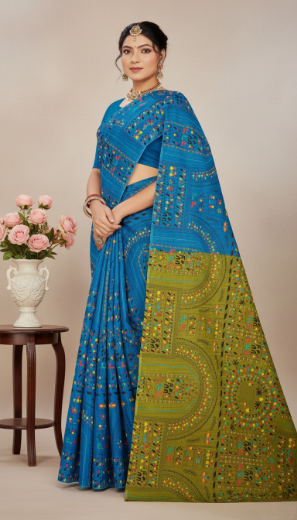 Boutique Special Cotton Printed Saree