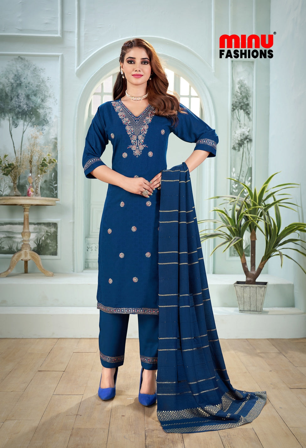 Abhilasha Cotton Printed Stitched Salwar Suit 1001
