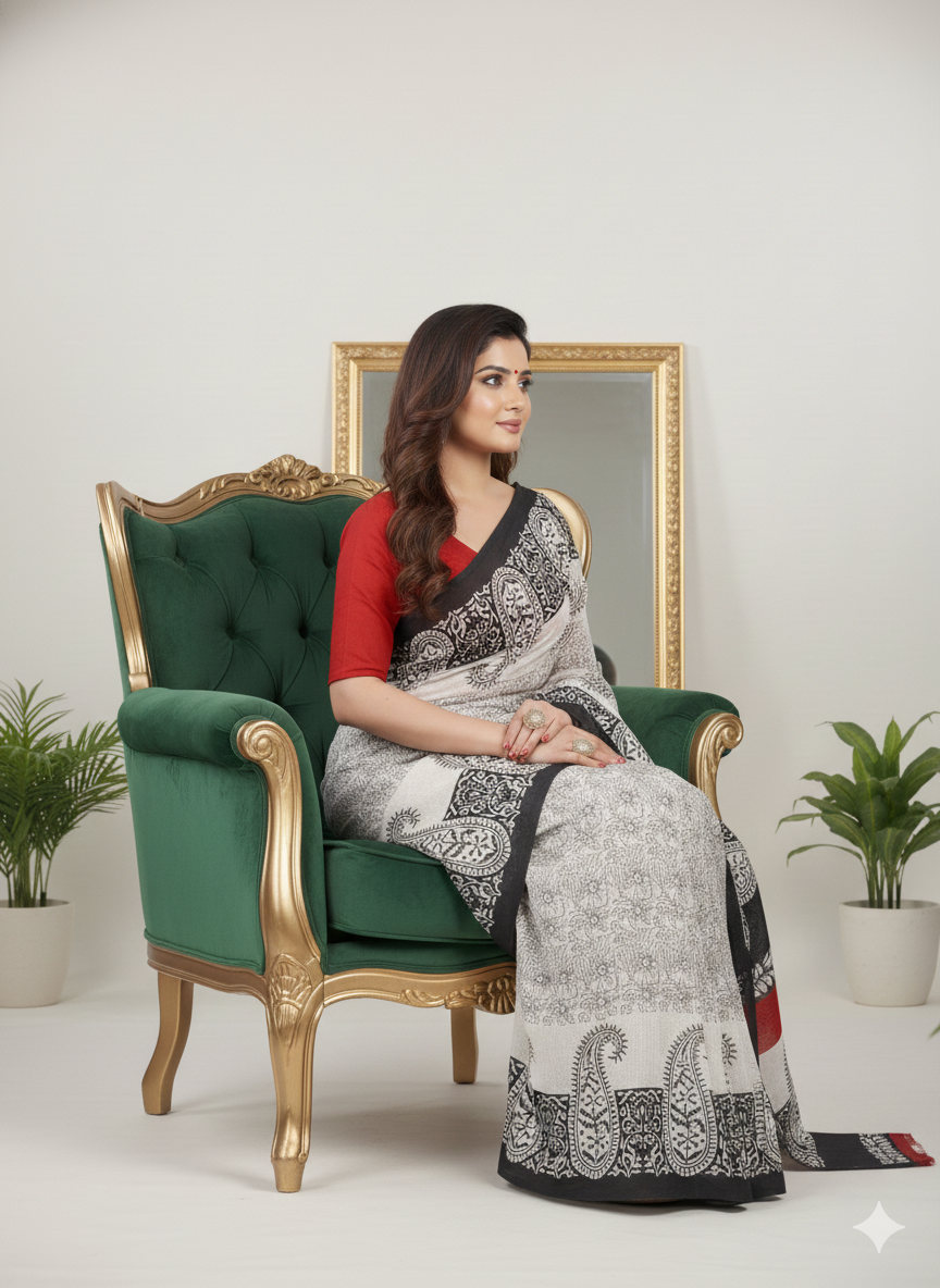 Velvet Touch V- Premium Cotton Saree