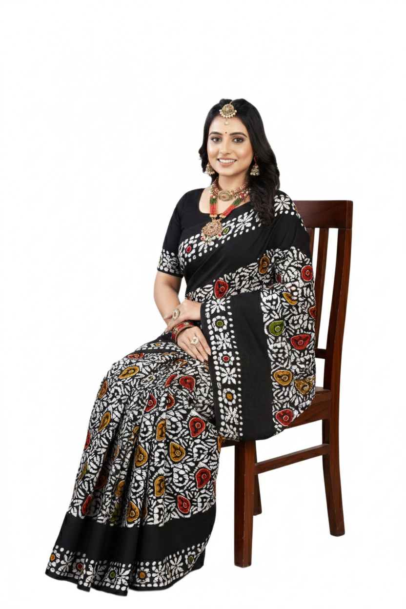 MINU SAREE GOLD BATIK 39798