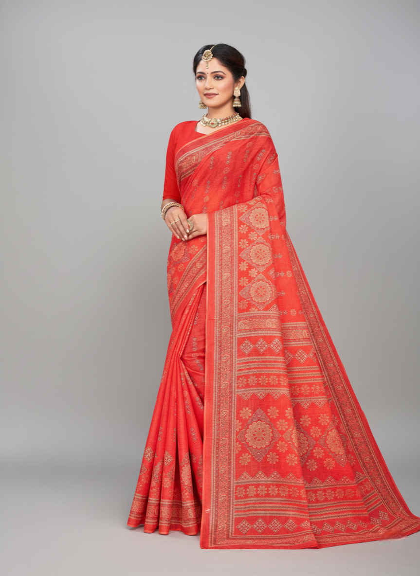 Aafrin Premium Cotton Saree